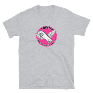 FSS Pink Dot Logo Short-Sleeve Unisex T-Shirt - Image 3