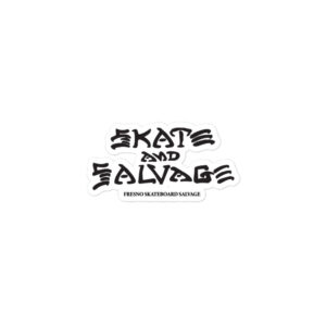 Skate and Salvage Sticker